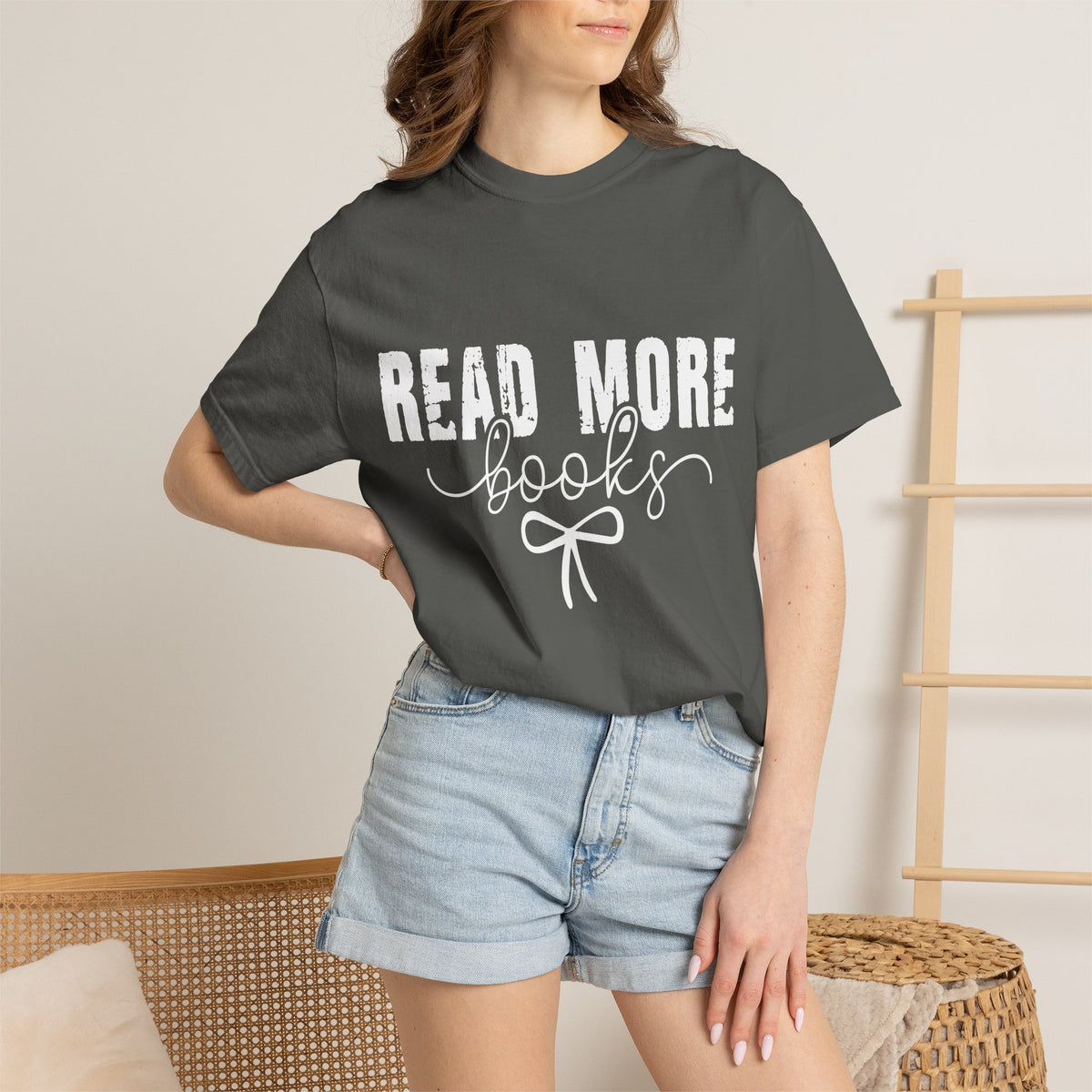 Read More Books T-Shirt, Literary Reader Bookworm Shirt