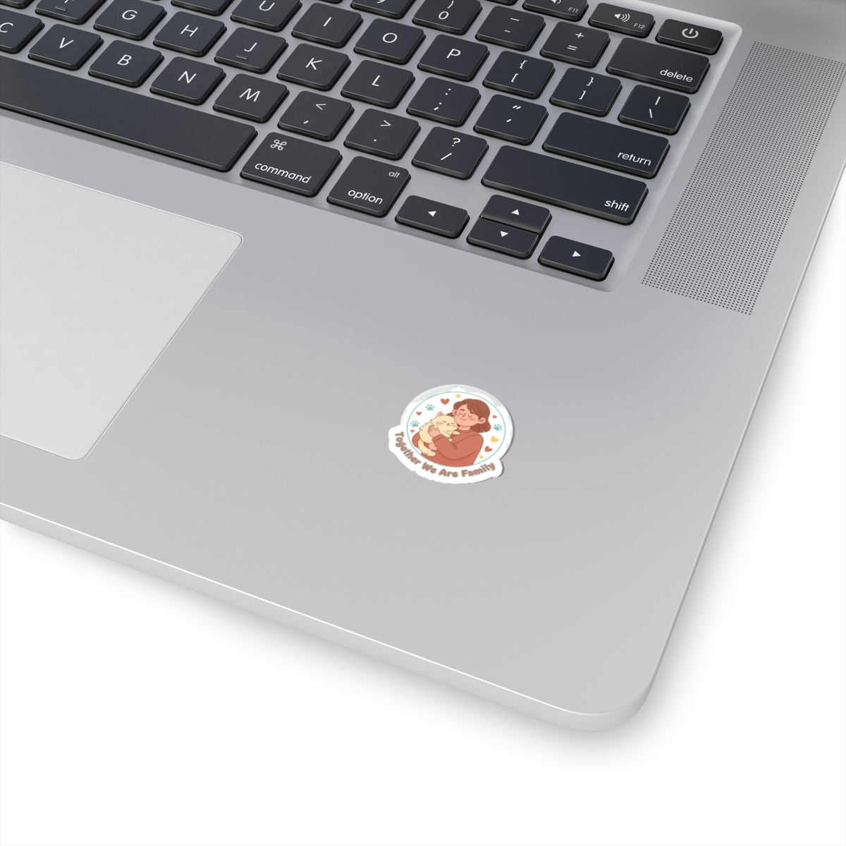 Together We Are Family Kiss-Cut Stickers | Pet Owner Matching, Paw Print Design
