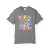 Comfort Colors Happy to See Your Face Teacher Shirt – Pastel Classroom Tee – Kindergarten Teacher T-Shirt – Cute Back to School Shirt – Elementary Teacher Gift