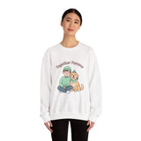 Together Forever Crewneck Sweatshirt | Pet Owner Matching, Paw Print Design