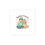 Together Forever Paw Print Sticker | Kiss-Cut, Matching Pet Owner Design