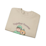 Together Forever Crewneck Sweatshirt | Pet Owner Matching, Paw Print Design