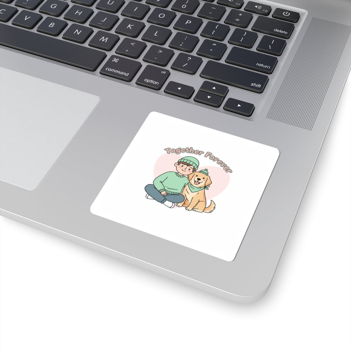 Together Forever Paw Print Sticker | Kiss-Cut, Matching Pet Owner Design