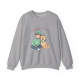 Together Forever Crewneck Sweatshirt | Pet Owner Matching, Paw Print Design