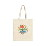 Not a Regular Adult Tote, low-stakes humor retro bubbly typography