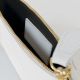 Mini Clutch Bag — "What If It All Works Out" Floral Zip Pouch