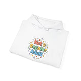 Not a Regular Adult Hoodie | Low-Stakes Humor, Retro Bubble Type