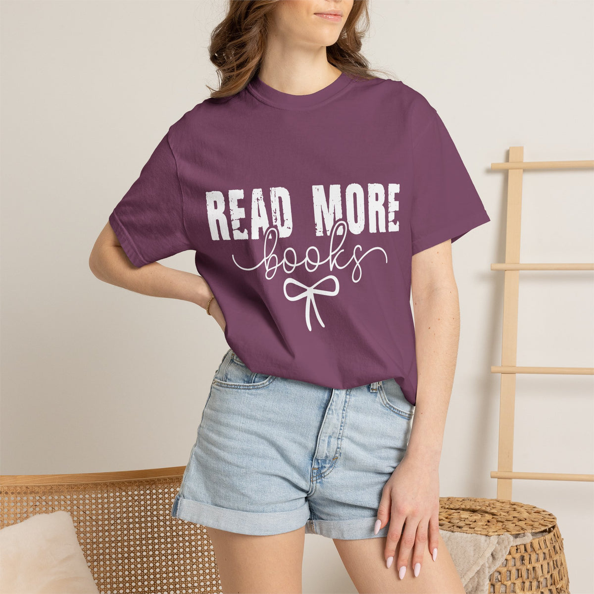 Read More Books T-Shirt, Literary Reader Bookworm Shirt