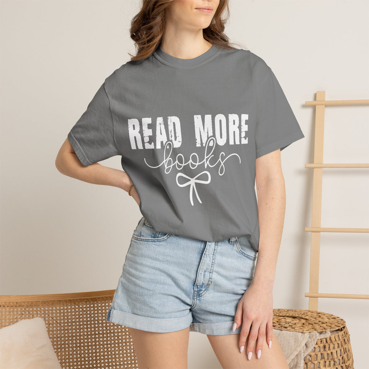 Read More Books T-Shirt, Literary Reader Bookworm Shirt