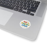 Not a Regular Adult Kiss-Cut Sticker | Low-Stakes Humor, Retro Bubbly Typography